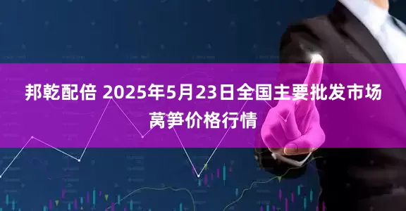 邦乾配倍 2025年5月23日全国主要批发市场莴笋价格行情