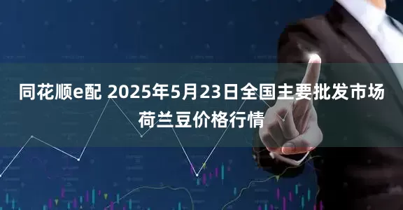 同花顺e配 2025年5月23日全国主要批发市场荷兰豆价格行情
