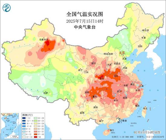 应牛配 全国大范围高温进入最强时段 多地气温破纪录