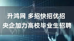 升鸿网 多招快招优招 央企加力高校毕业生招聘