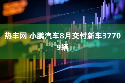热丰网 小鹏汽车8月交付新车37709辆