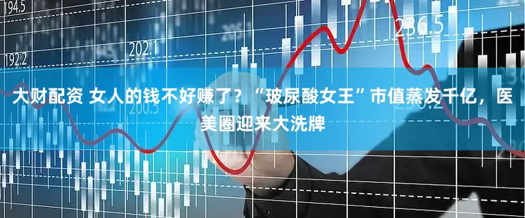 大财配资 女人的钱不好赚了？“玻尿酸女王”市值蒸发千亿，医美圈迎来大洗牌